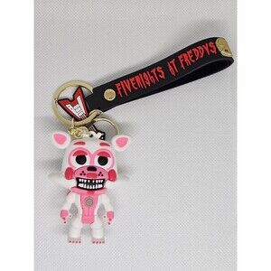 FNAF Mengle And Guitar Keychain With Wrist Lanyard Five Nights At Freddys